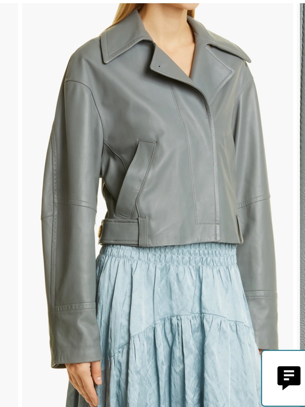 🆕 Vince Asymmetrical Motorcycle 💯 Lamb Leather Cropped Jacket TAN COLOR xs
